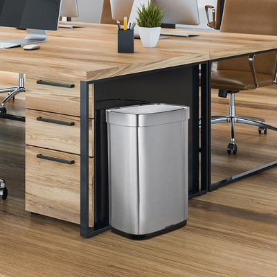 Automatic Rectangle Touchless Smart Trash Can ，SS Smart Sensor Garbage Bin