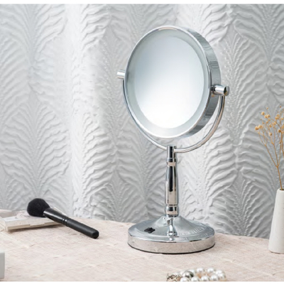 led light Makeup Mirror With 6mm Thickness And Silver Backing