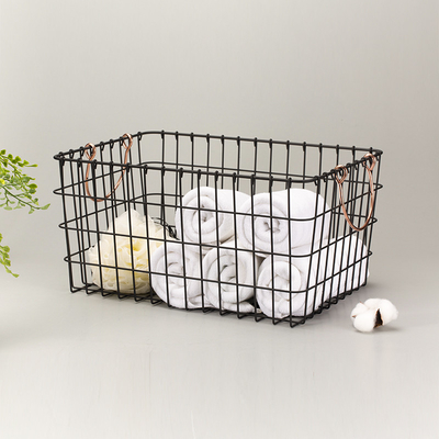 Multifunctional Household Bathroom Iron Wire Basket Organizer