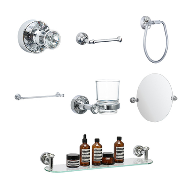 Sustainable Towel Bar Set Wall Mounted For Bathroom Corrosion-Resistant