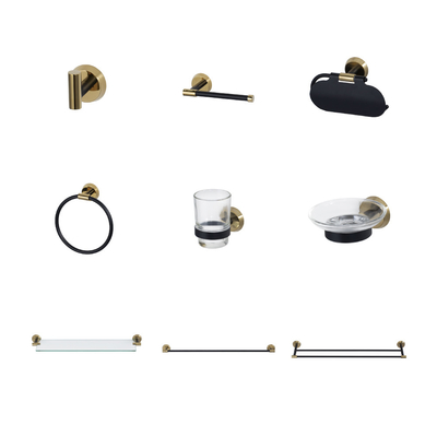 Space Saving Bathroom Hardware Set For Effortless Sundries Management