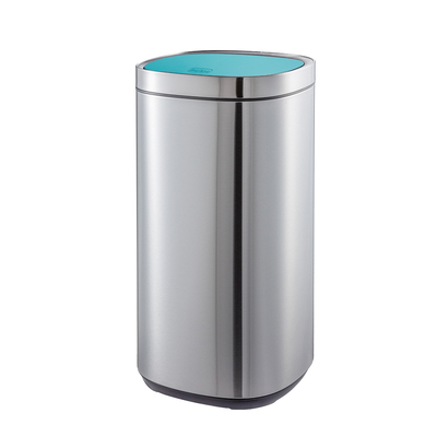 Household Office Standing Press Top Trash Can with 30L/40L/50L Capacity and Iron Structure