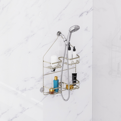 Hanging Bathroom Organizer Shower Shelf for Inside Shower No Drilling Racks Over Showerhead Rack Shower Caddy