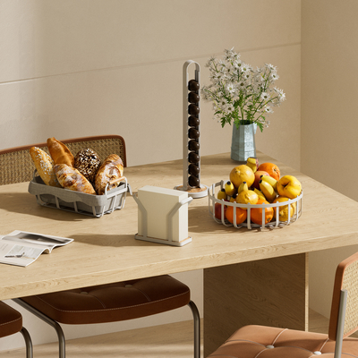 Countertop Fruit Basket Fruit Bowl Rack Bread Basket Vegetable Holder For Kitchen Storage