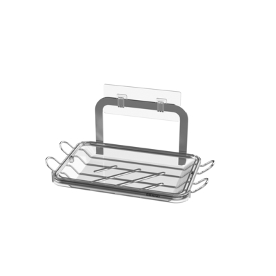 Multifunction Bathroom Organizer Suction Cup Iron Wire Rack Stainless Steel No Drilling Wall Mounted Shower Caddy