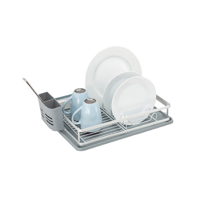 Aluminum Kitchen Dish Drainer Rack Dish Organizer