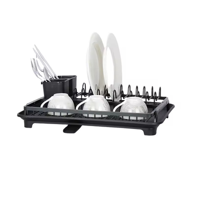 Compact Aluminum Dish Drainer Wire Racks For Kitchen Household