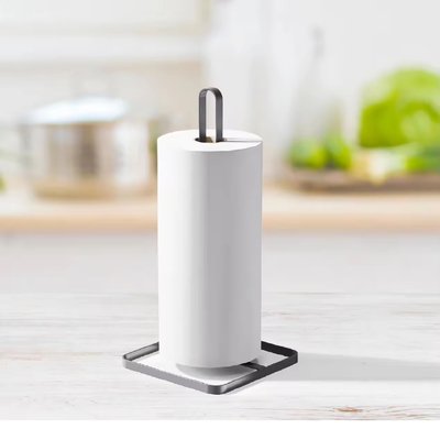 Freestanding Toilet Roll Holder Paper Tissue Storage Stand Holds For Bathroom Standing Kitchen Paper Towel Holder