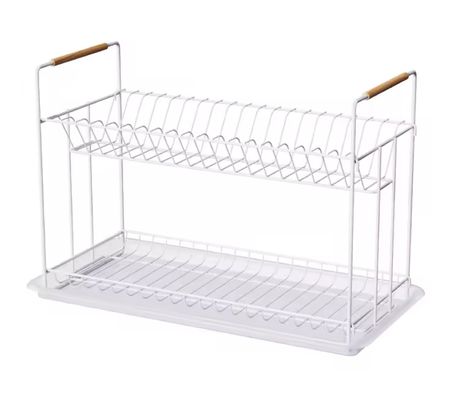 Multifunction 2 Tier Dish Rack Kitchen Organizer Sink Drying Rack