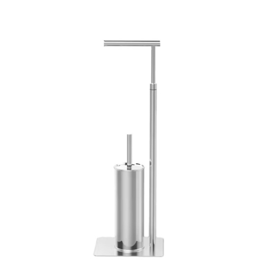 Bathroom Toilet Brush With Flat Bottom And Paper Holder 18*22*67cm Cleaning Brush