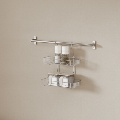 Sustainable Multifunctional Kitchen Organizer Set Wall Mounted Spice Rack