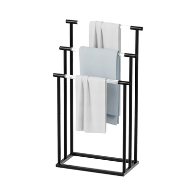 Bathroom Towel Rack With Acrylic Bars Free Standing Bathroom Towel Organizer Blanket Rack