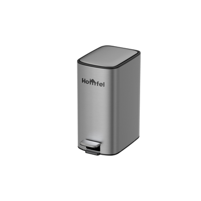 Stainless Steel Rectangular Pedal Trash Bin For Home Kitchen 11.5L 18L 28L