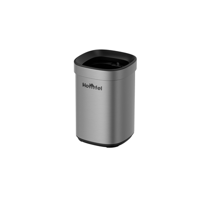 Stainless Steel Sustainable Open Top Trash Bin Waste Management Trash Can
